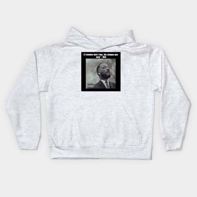 MLK: Let freedom ring Kids Hoodie by OWLMEDIAGROUP